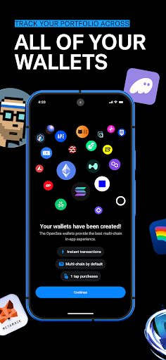 Captura de pantalla de OpenSea: Trade Crypto & NFTs