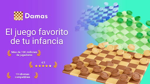 Captura de pantalla de Damas en línea