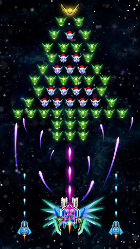 Galaxy Attack Flugzeugspiel Screenshot