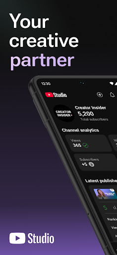 Captura de pantalla de YouTube Studio