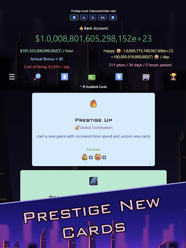 Captura de pantalla de Idle Trillionaire: Money Game
