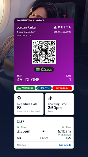 Captura de pantalla de Fly Delta