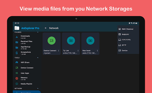 Captura de pantalla de AnExplorer Pro File Manager