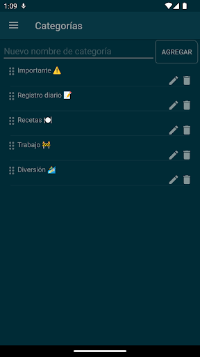 Captura de pantalla de Bloc de notas - notas simples