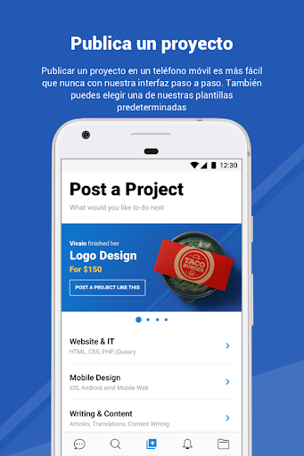 Captura de pantalla de Freelancer: Hire & Find Jobs