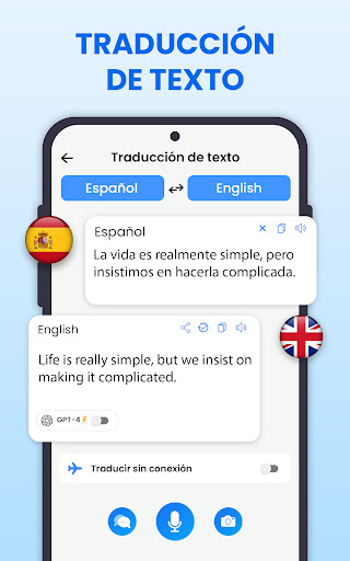 Captura de pantalla de Todo Traducir: Foto, PDF, DOC