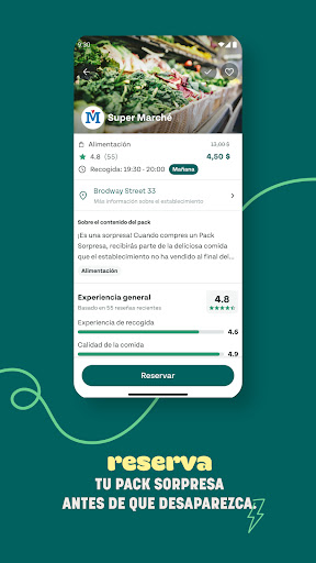 Captura de pantalla de Too Good To Go: Rescata Comida