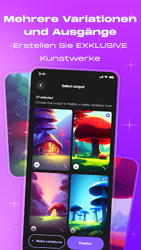 WOMBO Dream: KI-Kunstgenerator Screenshot