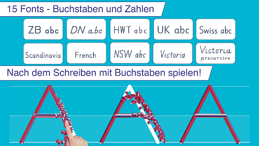 Ich schreibe in Druckschrift Screenshot