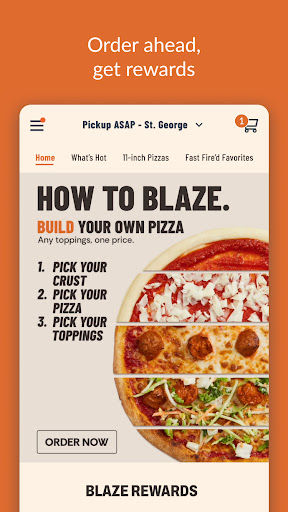Captura de pantalla de Blaze Pizza