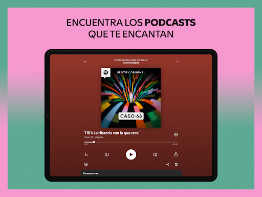 Captura de pantalla de Spotify: app música y podcasts
