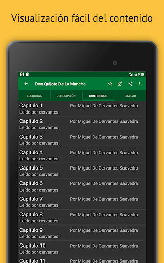 Captura de pantalla de AudioLibros