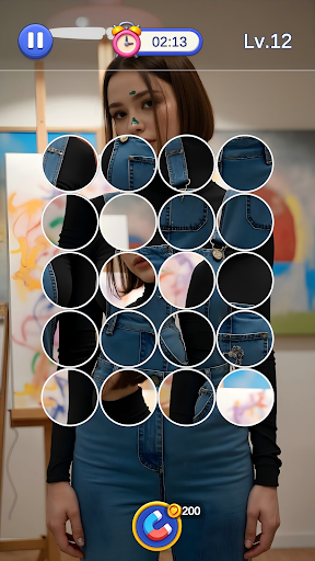 Captura de pantalla de Heartstring Puzzle-Girl Jigsaw