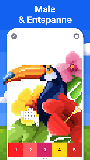 Pixel Art - Malen nach Zahlen Screenshot