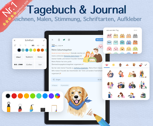 My Diary, Journal Tagebuch app Screenshot
