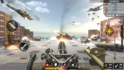 Captura de pantalla de World War: Army Battle FPS 3D