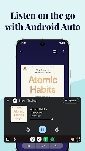 Captura de pantalla de Chirp Audiobooks