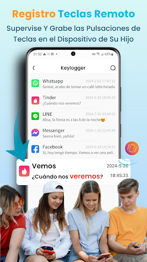 Captura de pantalla de KidsGuard Pro -Monitoreo Tel