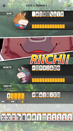 Captura de pantalla de Kemono Mahjong