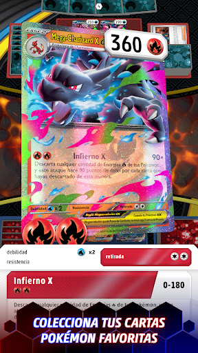 Captura de pantalla de JCC Pokémon Live
