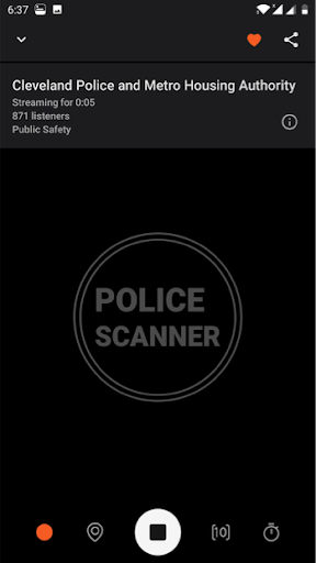 Captura de pantalla de Escáner Policial