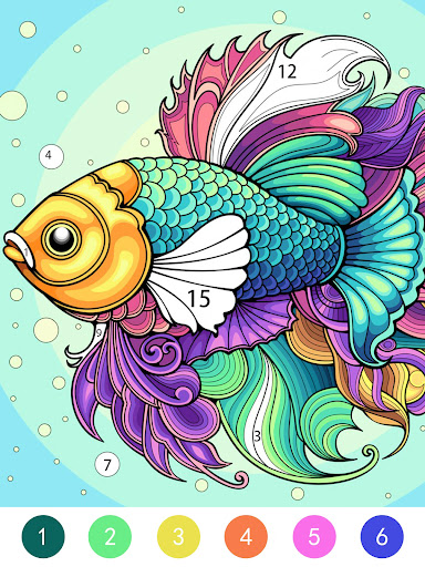 Tangle Color by Number Book screenshot