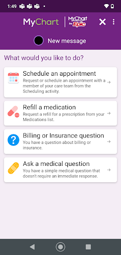 Captura de pantalla de Trinity Health MyChart