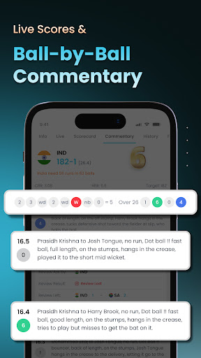 Cricket LineX: Fast Live score screenshot