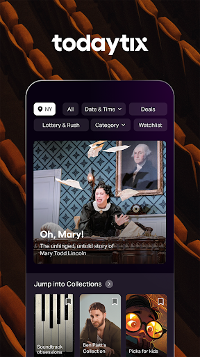 Captura de pantalla de TodayTix – Theatre Tickets