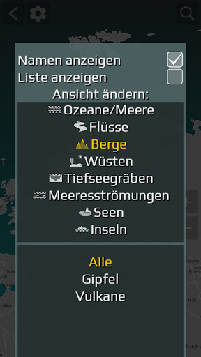 World Map Quiz Screenshot