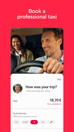 Captura de pantalla de Freenow by Lyft - taxi & more