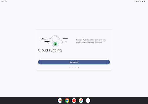 Captura de pantalla de Google Authenticator