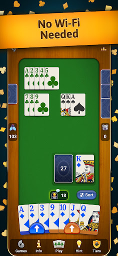 Captura de pantalla de Rummy - Classic Card Game