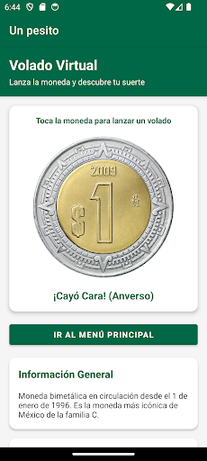 Captura de pantalla de 1 Peso 2025