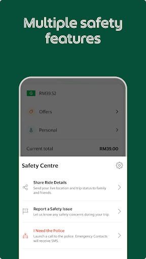 Captura de pantalla de Grab - Taxi & Food Delivery