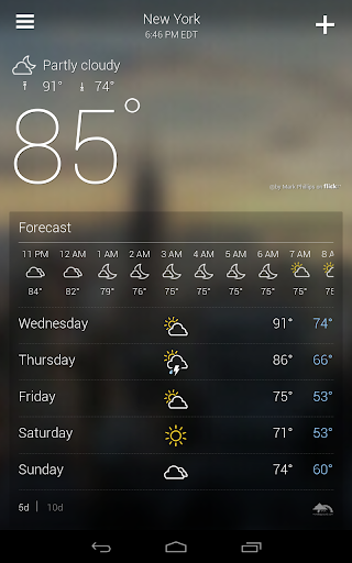 Yahoo Weather: Forecast & Maps screenshot