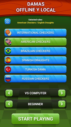 Captura de pantalla de Damas: Online y Offline