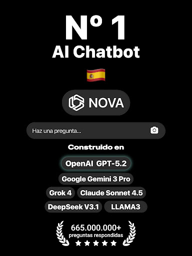 Captura de pantalla de Chatbot IA Español - Nova