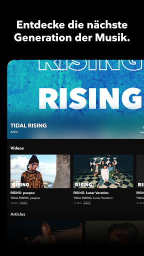 TIDAL Music: HiFi-Sound Screenshot