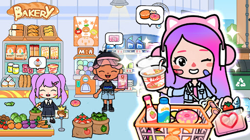 Captura de pantalla de Mia World: Dress Up City Life