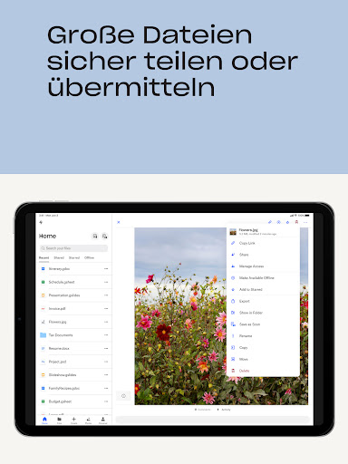 Dropbox: Cloud-Speicherplatz Screenshot