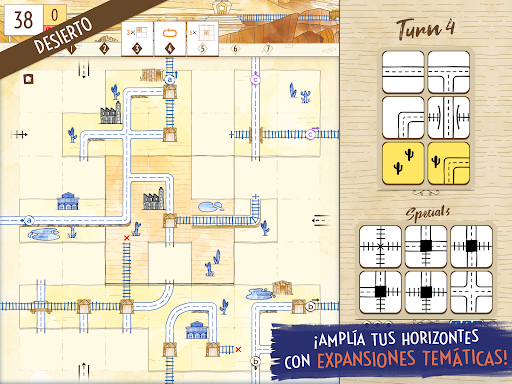 Captura de pantalla de Railroad Ink Challenge