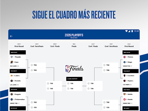 Captura de pantalla de NBA App: baloncesto en directo