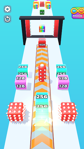 Captura de pantalla de Jelly Run 2048
