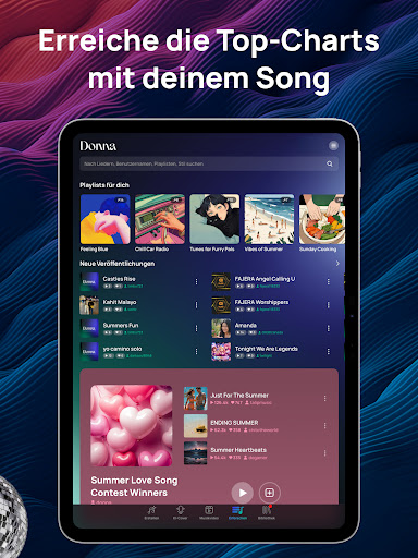 Donna KI Lied Musik Generator Screenshot