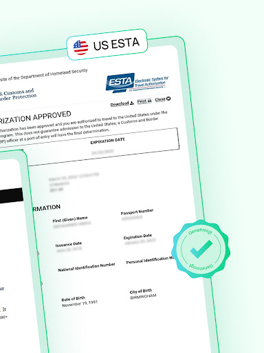 iVisa: Online-Reisevisa Screenshot