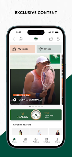 Roland-Garros Officiel Screenshot
