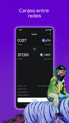 Captura de pantalla de MetaMask - Billetera de cripto