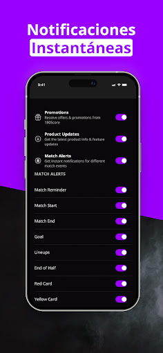 Captura de pantalla de 180Score Predicciones Fútbol