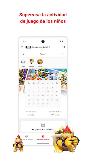 Captura de pantalla de Control parental de Nintendo…